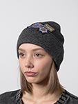Шапка MITCHELL NESS арт. HCFK4341-UJAYYPPPBLCK Utah Jazz NBA (черный)